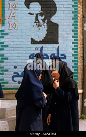 L'école des filles, l'Iran Banque D'Images