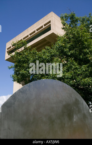 Herbert F Johnson Museum of Art par I M Pei de l'Université Cornell, Ithaca, New York Tompkins Comté Banque D'Images