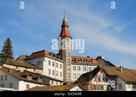 Mairie, Frauenfeld, Canton de Thurgovie, Suisse, Europe Banque D'Images