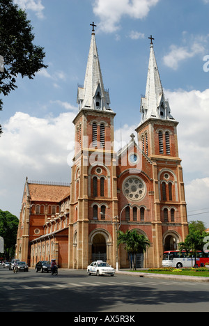 La cathédrale Notre Dame, Saigon, Ho Chi Minh City, Vietnam Banque D'Images