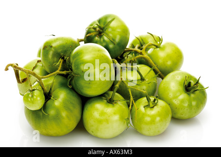 Tomates vertes Banque D'Images