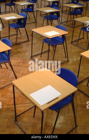 Salle d'examen de l'école Banque D'Images