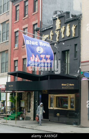 Blue Note Jazz Club, West Village, New York City, États-Unis. Banque D'Images