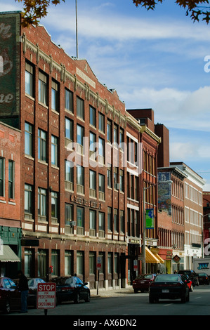 Market Street historic district Lowell Massachusetts 2006 Banque D'Images