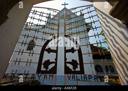 Valiapally Église chrétienne orthodoxe syrienne à Kottayam Inde Banque D'Images