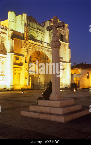 Castilla Leon l'église de San Marcos, dans la ville de Leon, Espagne. Convento de San Marcos Banque D'Images