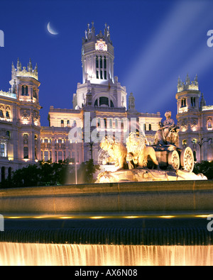 ES - MADRID : La Plaza de Cibeles Banque D'Images