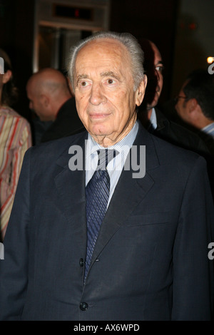 Shimon Peres, membre du parlement et vice-Premier ministre Banque D'Images