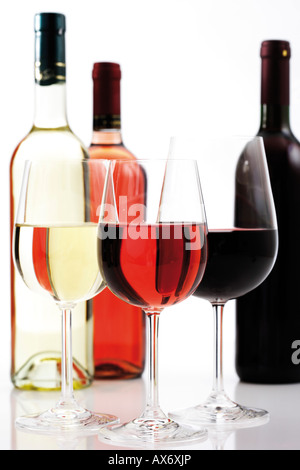 Verres de vin Banque D'Images