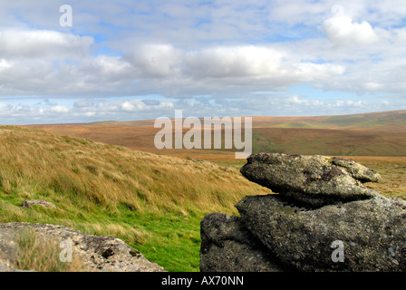 Dartmoor National Park Gamme Willsworthy Banque D'Images