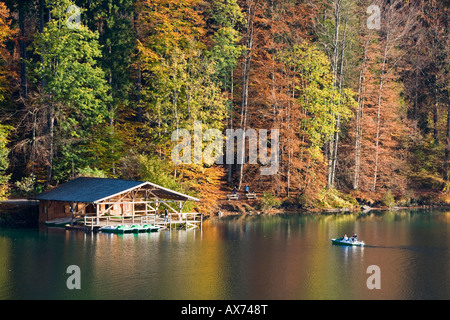 Germany, Bavaria, vue sur le lac Banque D'Images