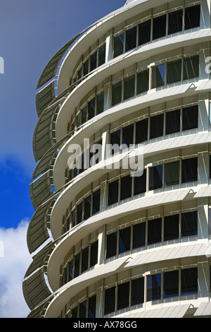 Capitol Records est l'un des bâtiments les plus connus de Los Angeles Californie Banque D'Images