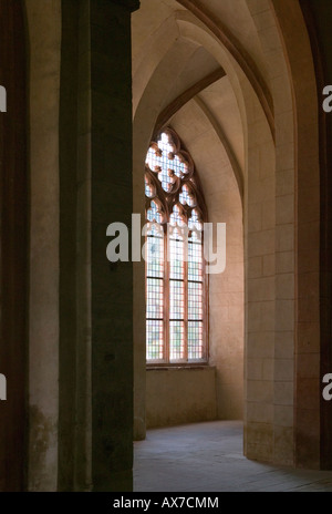 Cloître Eberbach, Allemagne, le film le nom de la rose a été tourné ici (à l'intérieur des photographies) Banque D'Images