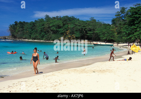 Winnifred Bay, Port Antonio, Portland Jamaika, Süd-amerika Banque D'Images