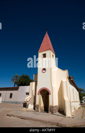 Un Luthernal Église dans la petite ville de Rehoboth, Namibie Banque D'Images