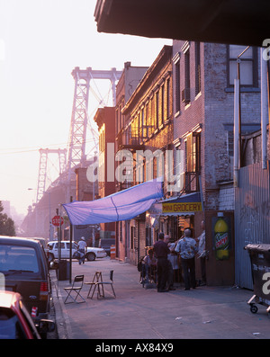 Streetlife à Williamsburg, Brooklyn, New York City, USA Banque D'Images