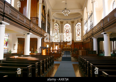 Intérieur de l'église St Anns Manchester Banque D'Images