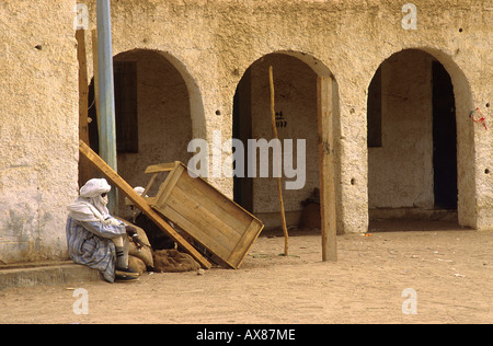 Touareg, Markt, Oase Djanet, Ost-Algerien Sahara Banque D'Images