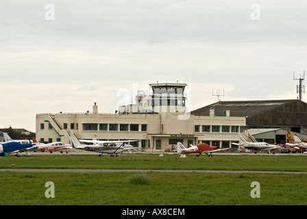 L'aérodrome l'aéroport de Shoreham Banque D'Images