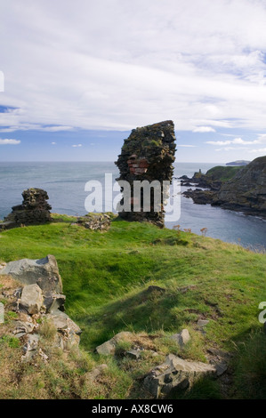 Château rapide près de St Abbs, Scottish Borders, Scotland Banque D'Images