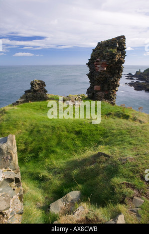 Château rapide près de St Abbs, Scottish Borders, Scotland Banque D'Images