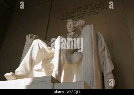 Lincoln Memorial, Washington, District of Columbia, États-Unis Banque D'Images