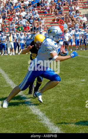 L'action de l'école de football américain Banque D'Images