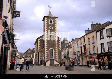 Moot Hall dans la ville pittoresque du Lake District de Keswick ROYAUME-UNI Banque D'Images