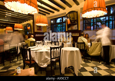 Set Portes restaurant Barcelone Catalogne Espagne Banque D'Images