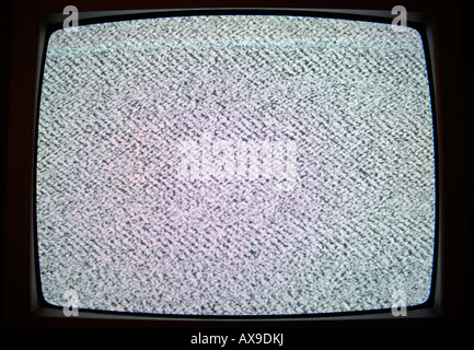 Statique DE LA TÉLÉVISION Banque D'Images