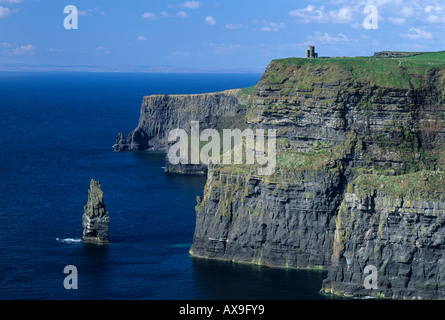 Les falaises de Moher Comté de Clare en République d'Irlande Banque D'Images