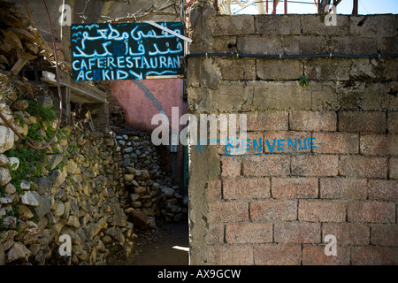 café au Maroc Banque D'Images