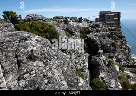 Haut de Table Mountain, Cape town western cape province afrique du sud Banque D'Images