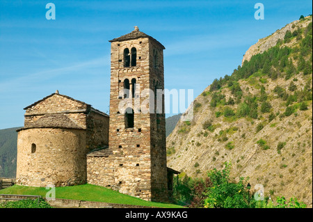 SANT JOAN DE CASELLES - Andorre Banque D'Images