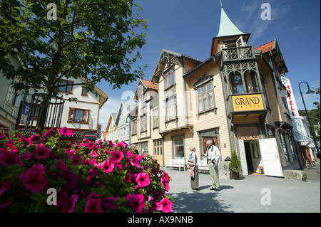 Egersund, la Norvège, le Grand Hotel, Rogaland, Egersund Banque D'Images