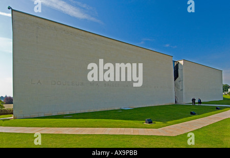 Le Memorial de Caen Normandie France un musée pour la paix Banque D'Images