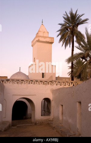 Une vue de la mosquée Omran Vieille Ville de Ghadames Libye site du patrimoine mondial de l'UNESCO Banque D'Images