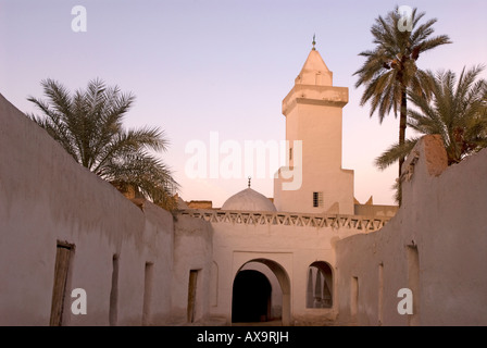 Une vue de la mosquée Omran Vieille Ville de Ghadames Libye site du patrimoine mondial de l'UNESCO Banque D'Images