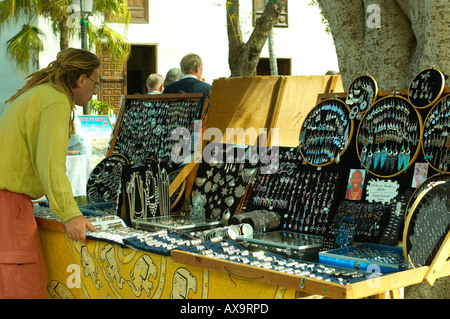 Market Stall Icod Tenerife Banque D'Images