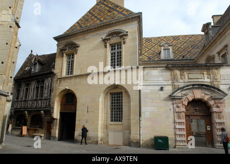 Rue de la Chouette à Dijon, Bourgogne, France. Banque D'Images