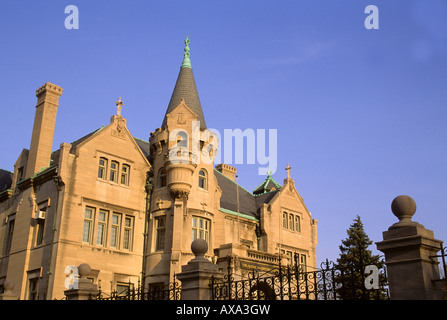 L'AMERICAN Swedish Institute, situé dans l'ancien hôtel particulier TURNBLAD, Minneapolis, Minnesota, États-Unis Banque D'Images