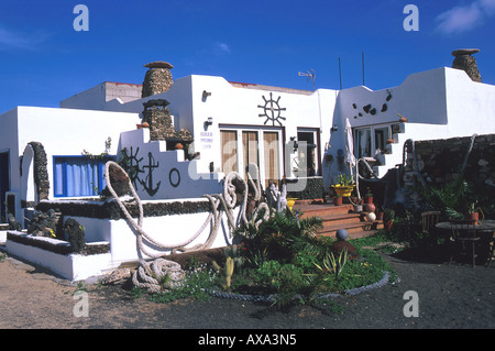 Haus, Caleta del Sebo, La Graciosa, Kanarische Inseln Spanien, près de Lanzarote Banque D'Images