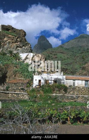 Lo del Gato, Roque Agando, La Gomera Kanarische Inseln Banque D'Images