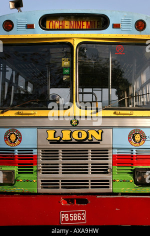 Le bus de Chukka reggae Bob Marley de 4000 à Nine Mile, Jamaïque Banque D'Images