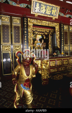 Singapour Chinatown Thian Hock Keng Temple chinois Banque D'Images