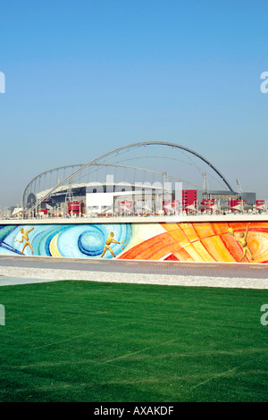 Le Khalifa stadium, pièce maîtresse de la 15e Jeux Asiatiques à Doha, au Qatar, en décembre 2006. Banque D'Images