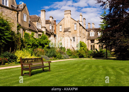 Worcester College Garden, l'Université d'Oxford, England, UK Banque D'Images