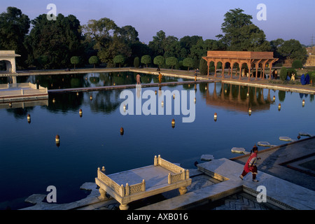 Les Jardins de Shalimar à Lahore au Pakistan Banque D'Images