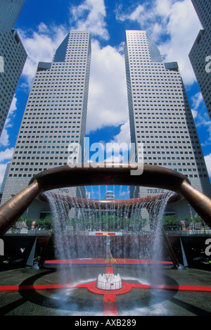La fontaine de la richesse est la plus grande au monde Suntec City Mall Singapour Asie du sud-est Banque D'Images