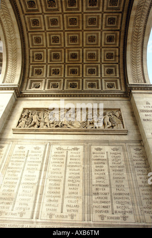 Arc de Triomphe, Paris, France Banque D'Images